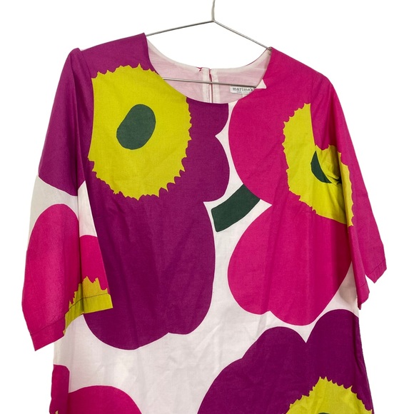 Marimekko Unikko Floral Print Tunic Dress Mini - Picture 4 of 9